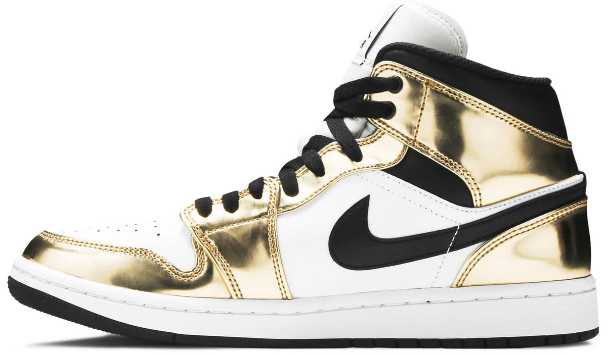 Air Jordan 1 Mid Gold: 1 Top Premium Luxury Metallic Sneaker 2024