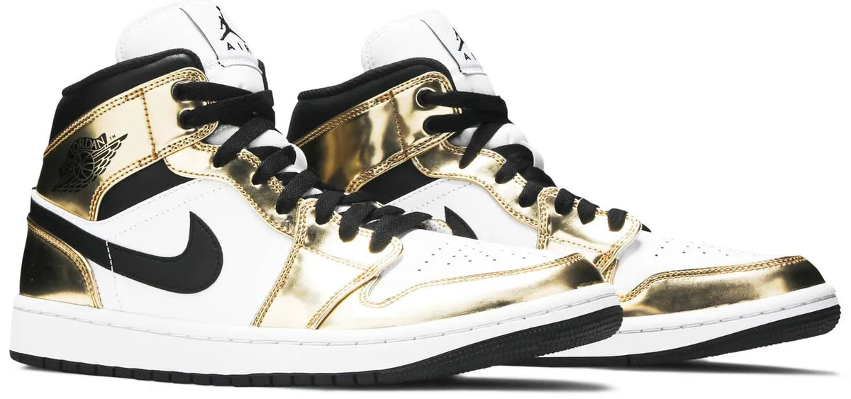 Air Jordan 1 Mid Gold: 1 Top Premium Luxury Metallic Sneaker 2024