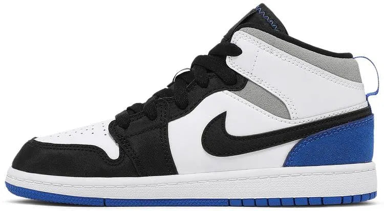 Air Jordan 1 Mid sneakers: Premium 2024 Edition in Royal Blue and Black