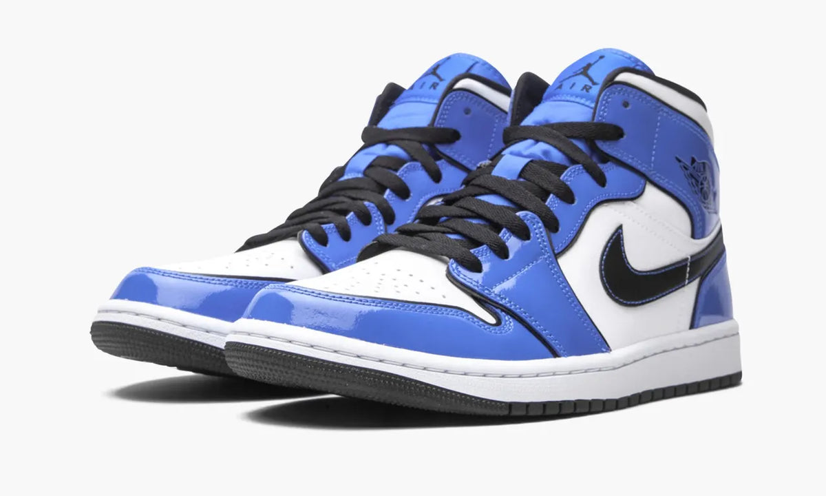 Air Jordan 1 Mid Signal Blue: Premium 2024 Exclusive Luxury Sneakers