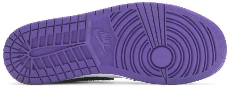 Air Jordan 1 Mid: 1 Premium Court Purple Luxury SE Edition Sneaker for 2024