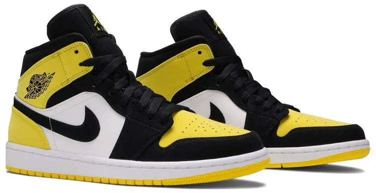 Air Jordan 1 Mid sneakers: Premium 2024 Yellow and Black Edition