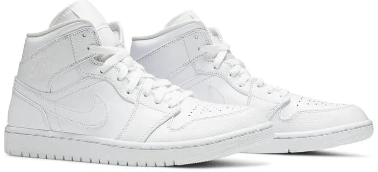 Air Jordan 1 Mid White: The #1 Premium Triple White Sneaker for 2024