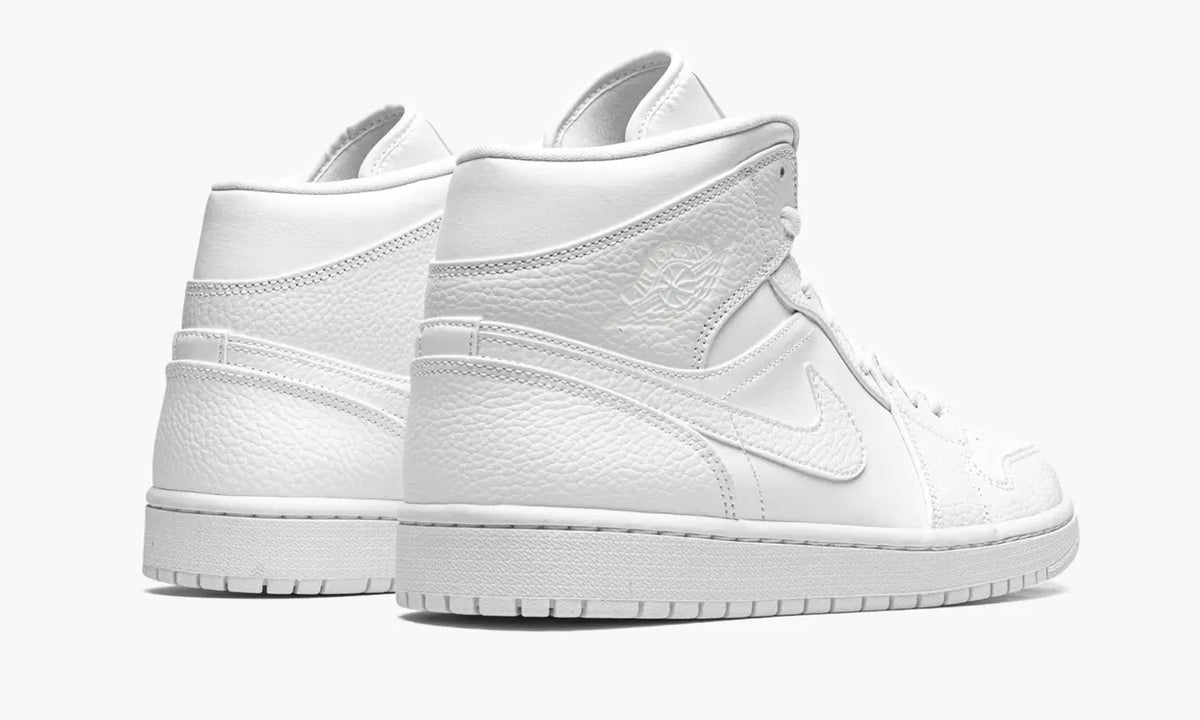 Air Jordan 1 Mid White Premium Leather Sneakers: 2024 Ultimate Edition