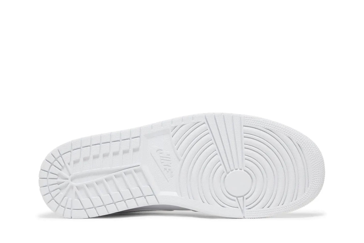 Air Jordan 1 Mid White Premium Leather Sneakers: 1 Ultimate Style Choice