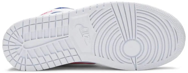 Air Jordan 1 Mid USA Red Blue White Premium Sneakers – 2024 Ultimate Edition