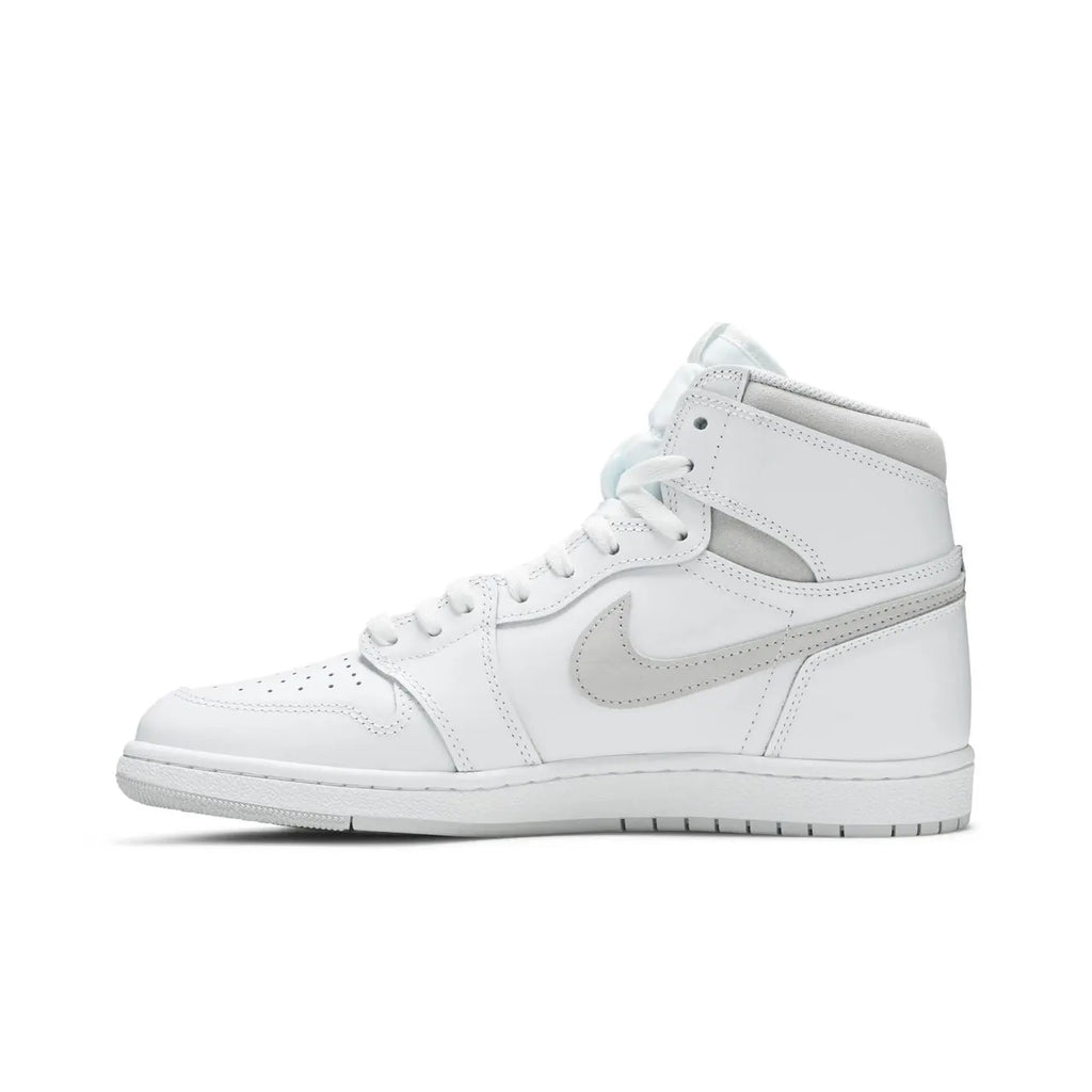 Air Jordan 1 High sneakers: Top 1 Premium White & Neutral Grey Retro Design