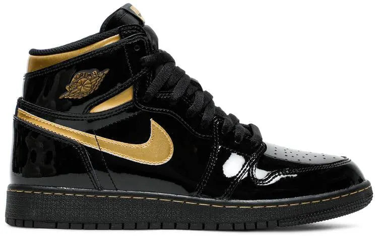 Air Jordan 1 Mid Black Gold
