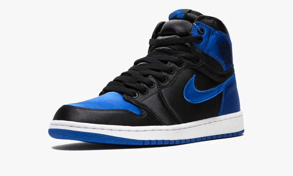 Air Jordan 1 Satin Royal: Premium 2023 Luxury Edition High-Top Sneakers
