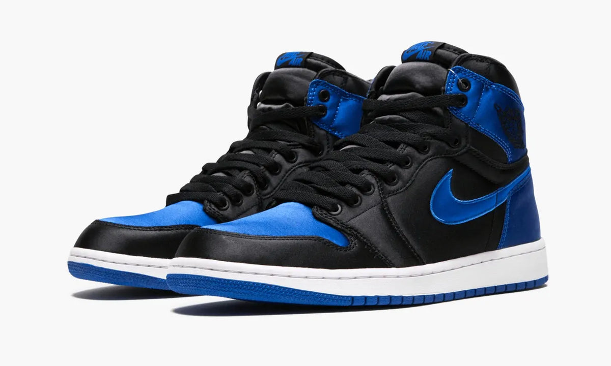 Air Jordan 1 Satin Royal: Premium 2023 Luxury Edition High-Top Sneakers