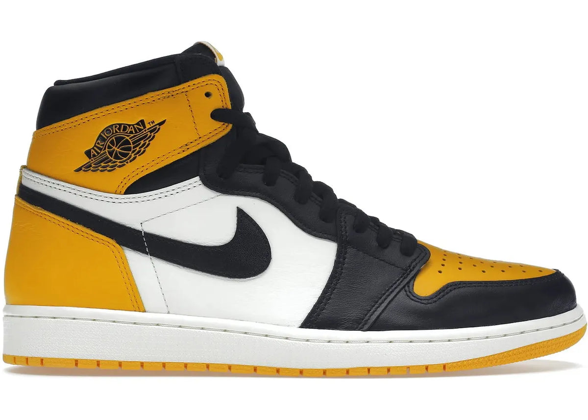 Air Jordan 1 Taxi: Premium 2022 Retro High OG Luxury Yellow Toe Shoes