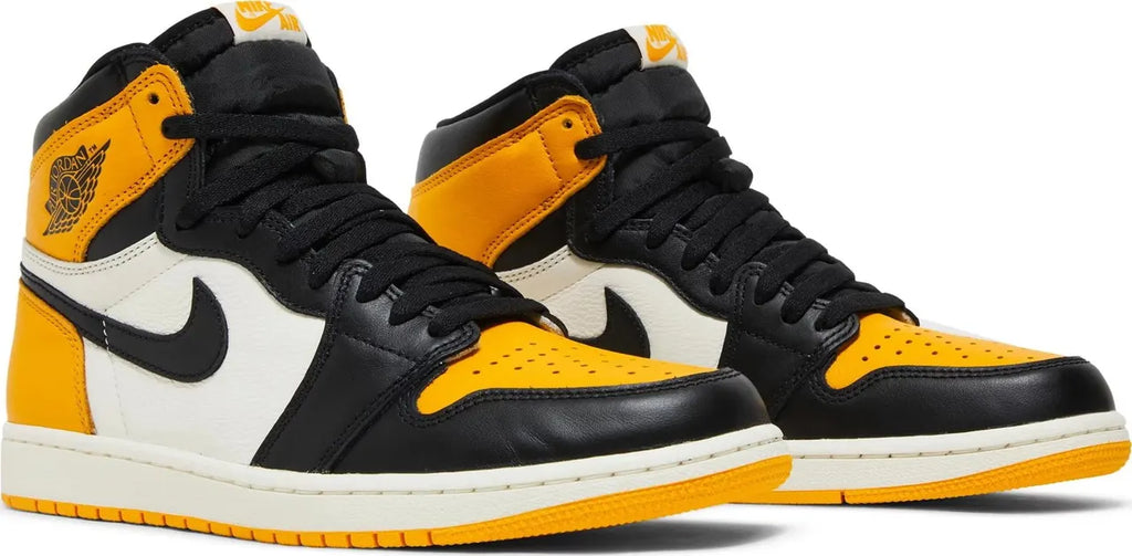 Air Jordan 1 Taxi: Premium 2022 Retro High OG Luxury Yellow Toe Shoes