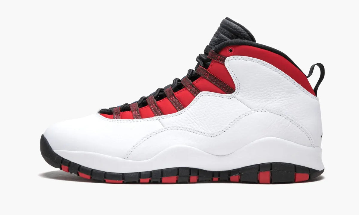 Air Jordan 10 Sneakers: Premium 2024 White and Red Luxury Basketball Edition
