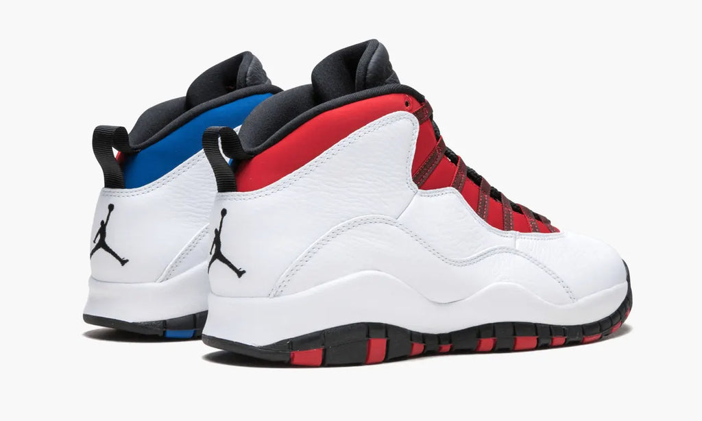 Air Jordan 10 Sneakers: Premium 2024 White and Red Luxury Basketball Edition