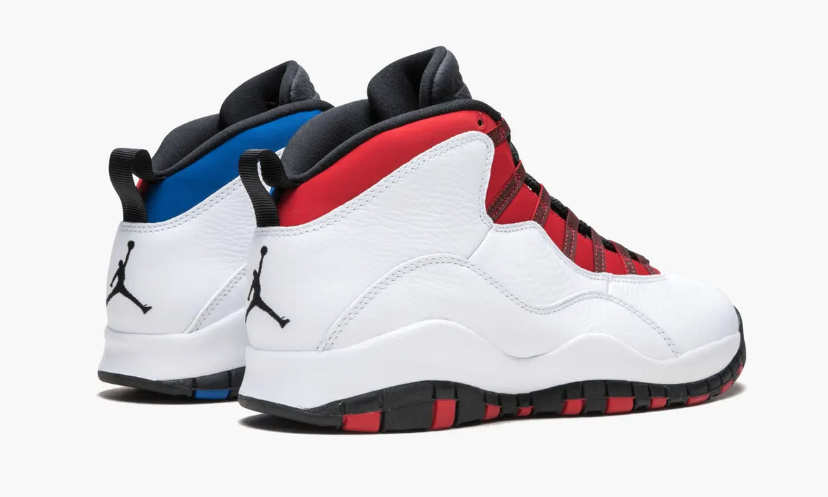 Air Jordan 10 Sneakers: Premium 2024 White and Red Luxury Basketball Edition