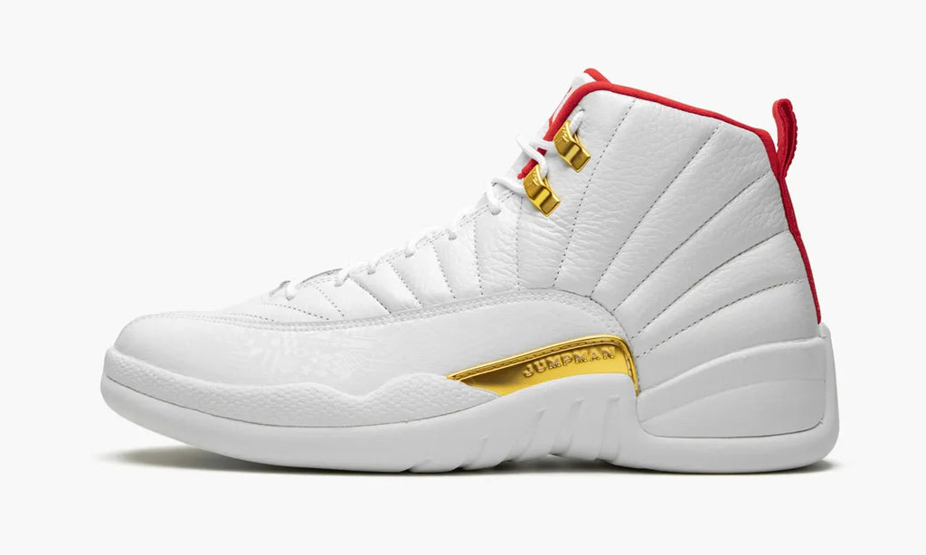 retro Air Jordan 12 White/Red - Hình 3