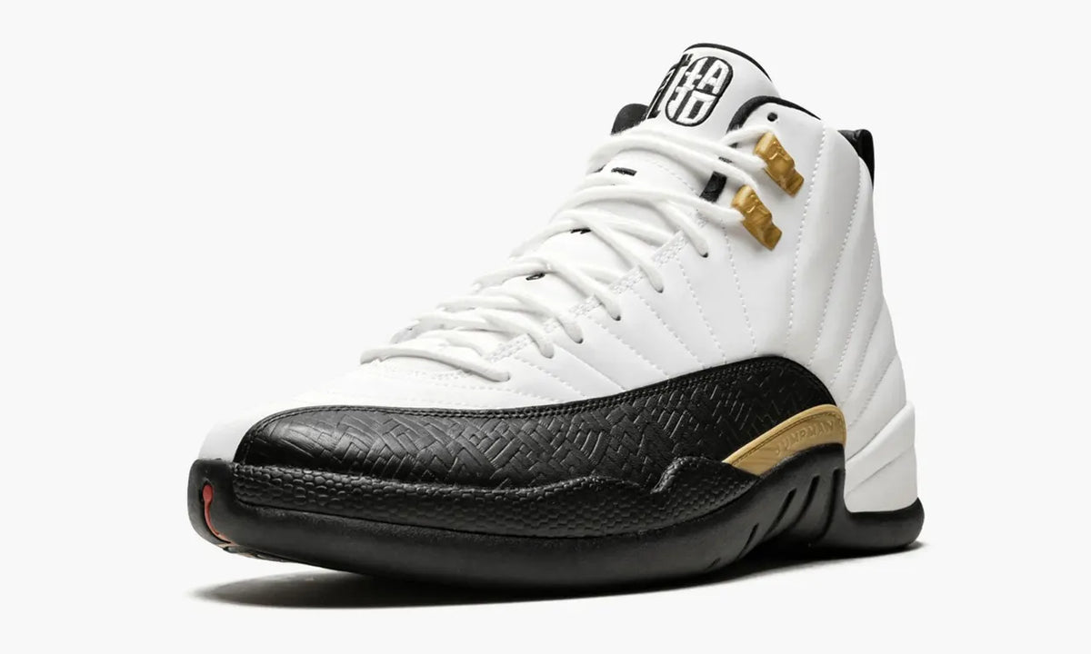 Jordan 12 White Black Gold - Hình 4
