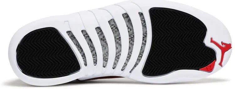 retro premium Air Jordan 12 White Red - Hình 5