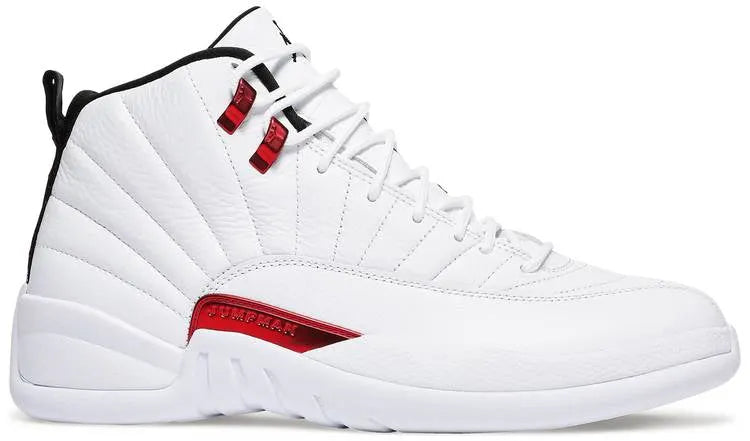 retro premium Air Jordan 12 White Red