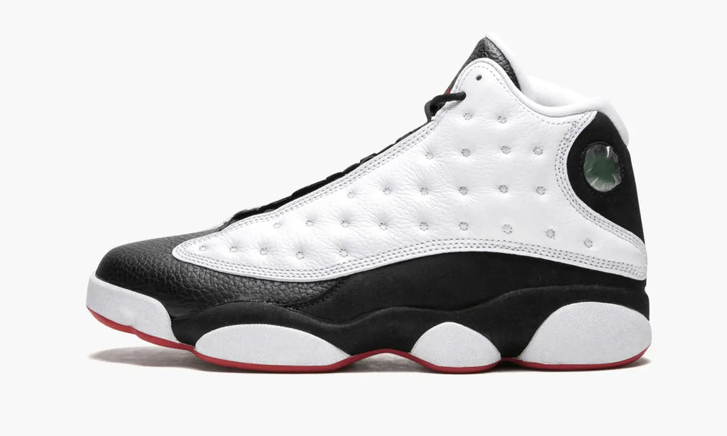 retro high Air Jordan 13 White Black Red - Hình 3