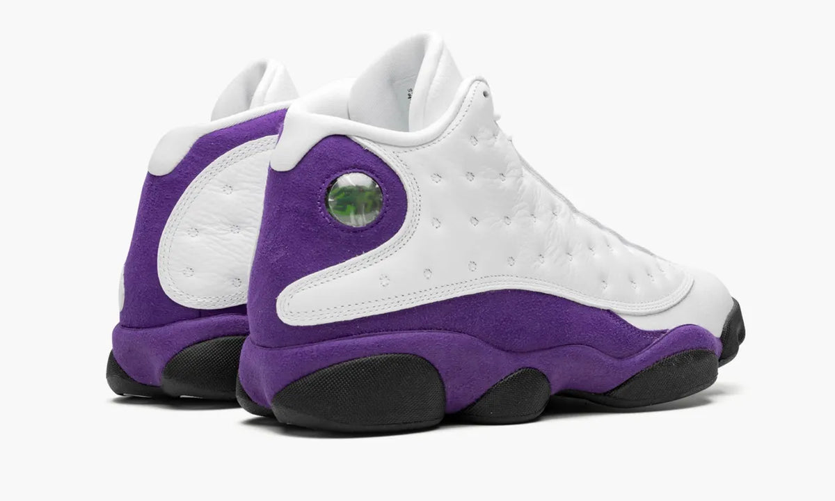 premium Air Jordan 13 White Purple - Hình 5