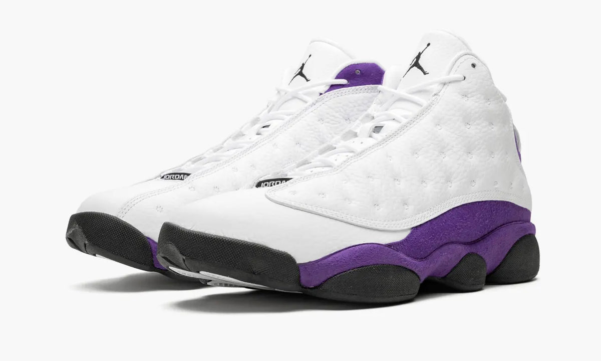 premium Air Jordan 13 White Purple - Hình 4