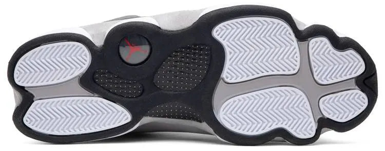 retro Air Jordan 13 Grey White - Hình 5