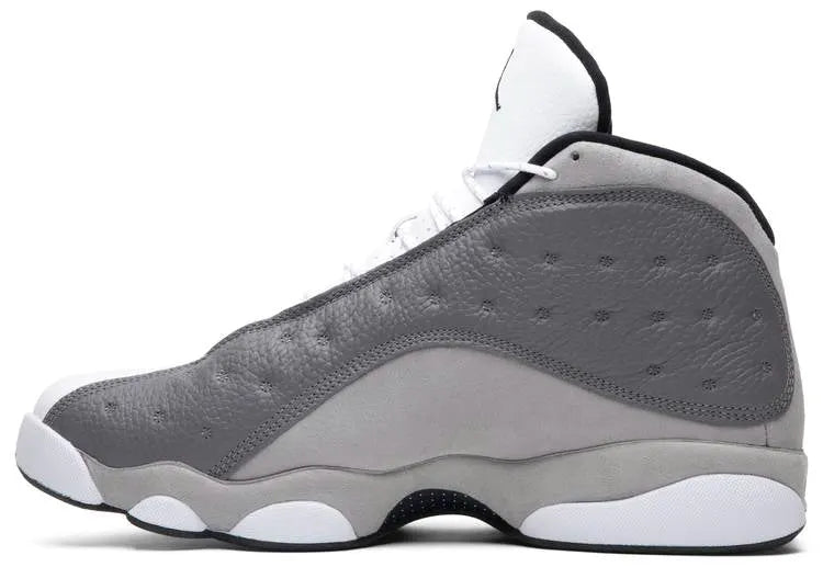 retro Air Jordan 13 Grey White - Hình 2