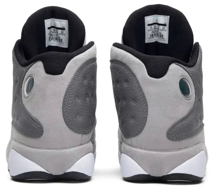 retro Air Jordan 13 Grey White - Hình 4