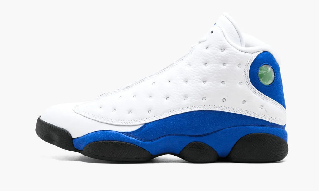 white Jordan 13 Retro Hyper Royal - Hình 3