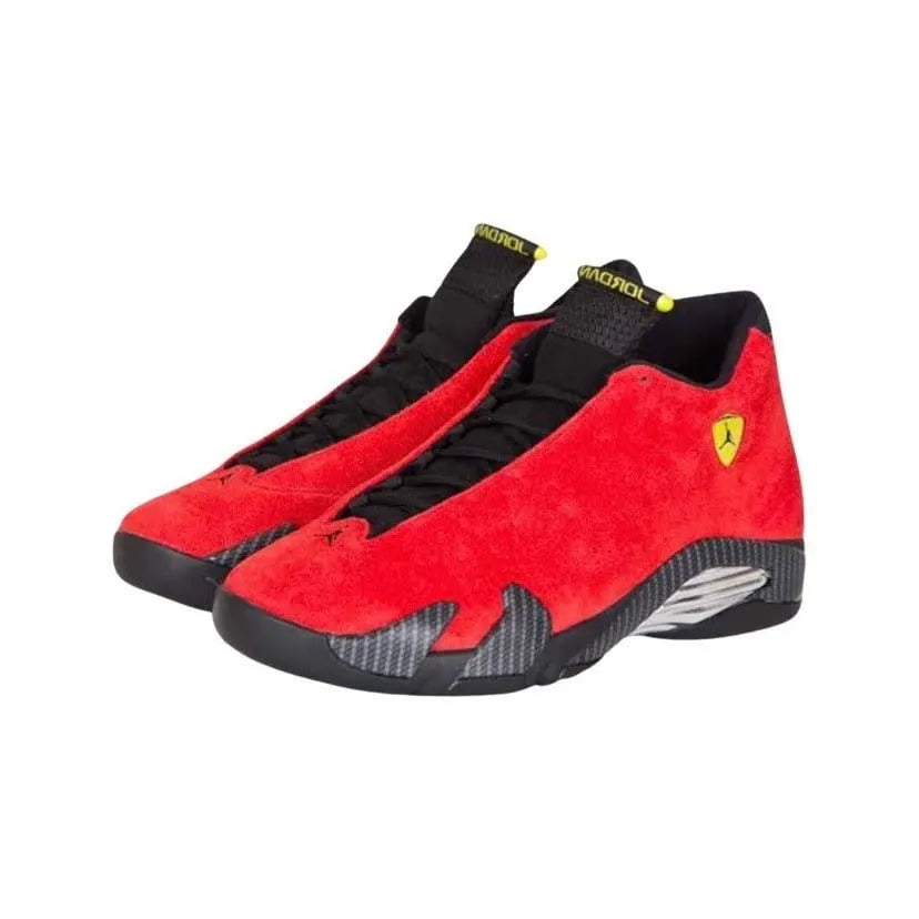 ferrari Air Jordan 14 Retro Red Suede - Hình 3