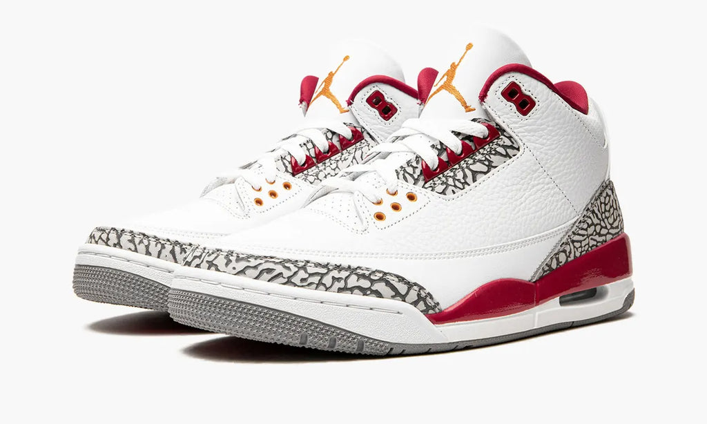 iconic Jordan 3 Retro White Red - Hình 3
