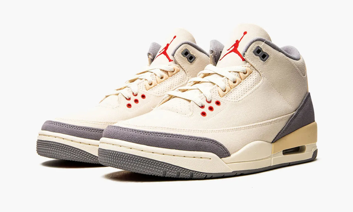 Jordan 3 Retro Off-White Canvas Sail - Hình 4