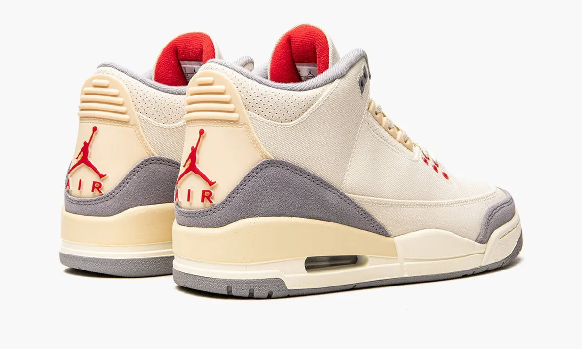 Jordan 3 Retro Off-White Canvas Sail - Hình 5