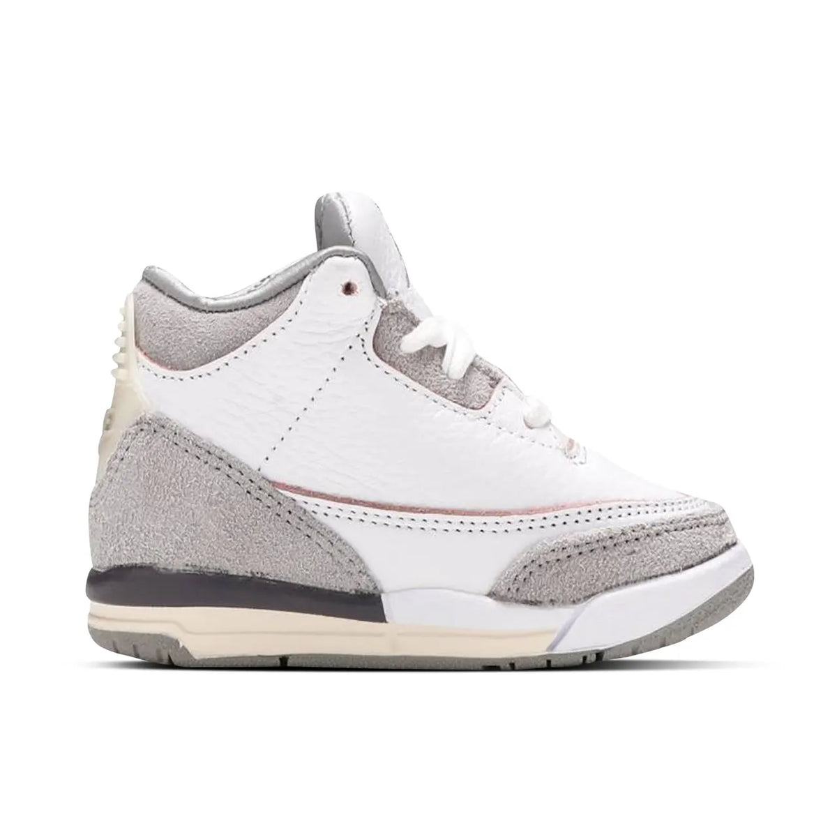 Jordan 3 Retro Toddler White Grey