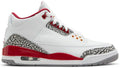 Air Jordan 3 White Fire Red