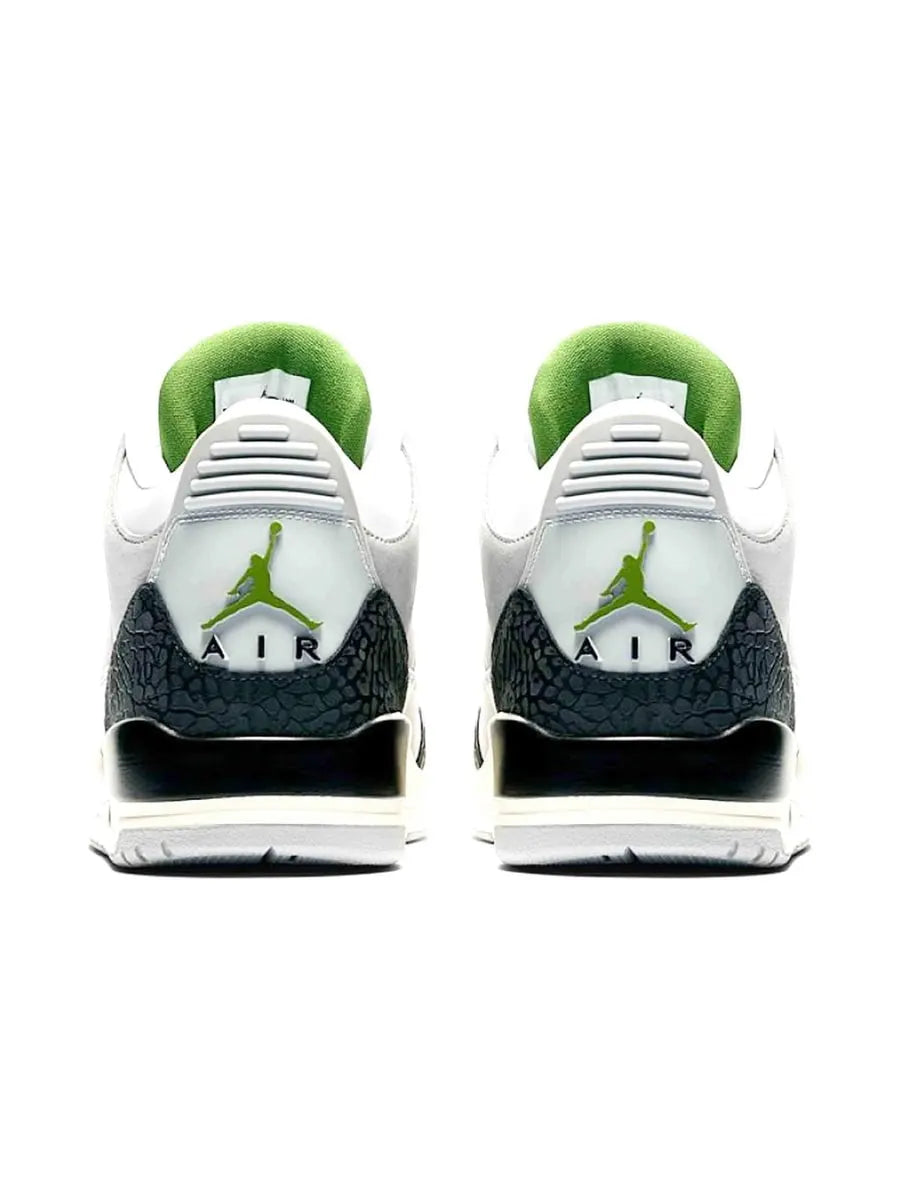 nike Air Jordan 3 Retro Grey Green - Hình 3