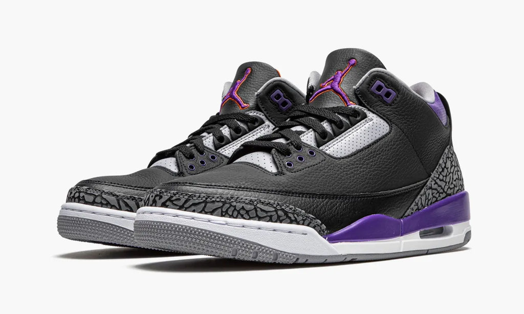 Air Jordan 3 Black Purple - Hình 3