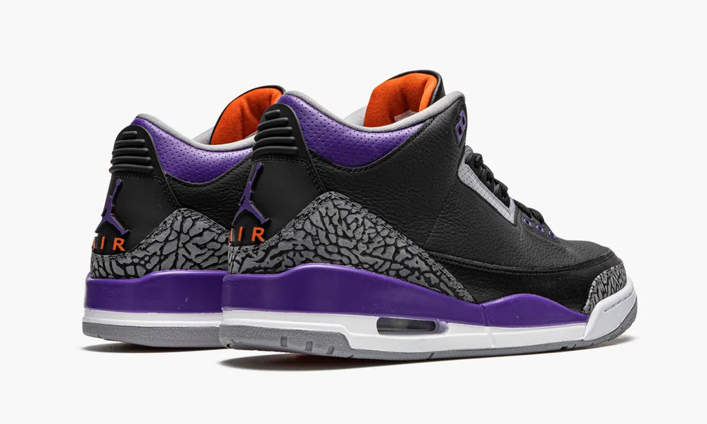 Air Jordan 3 Black Court Purple - Hình 5
