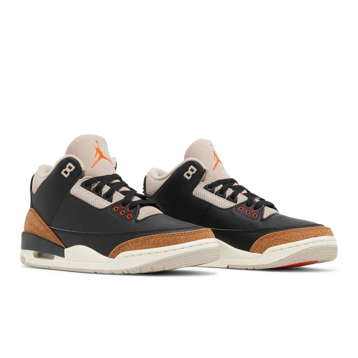 retro premium Air Jordan 3 Black Gold - Hình 8