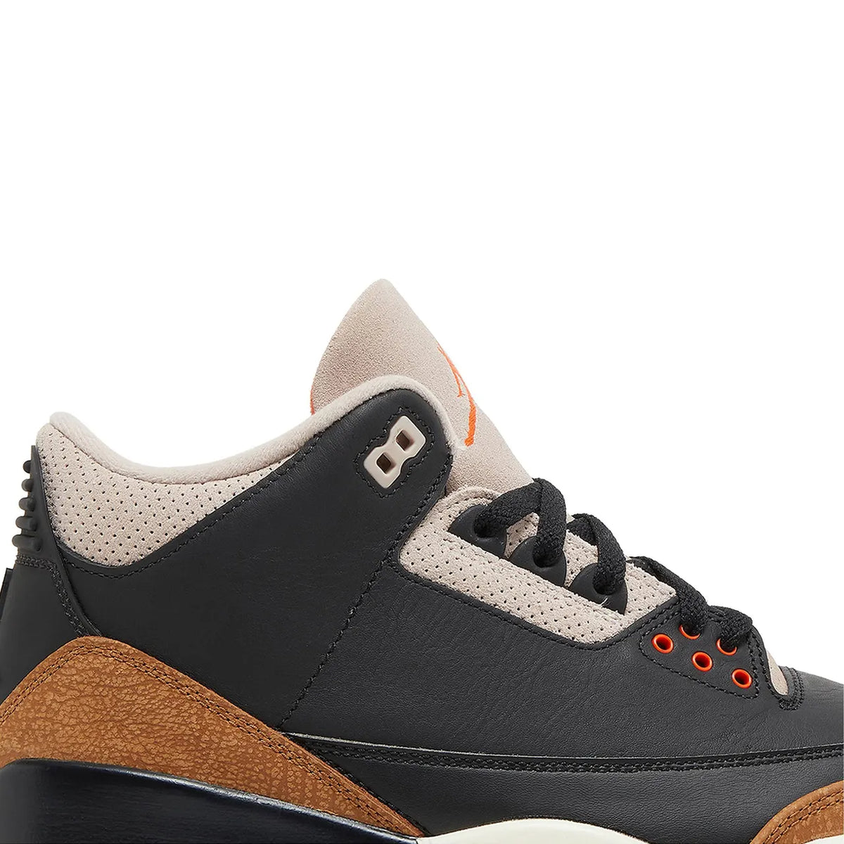 retro premium Air Jordan 3 Black Gold - Hình 2