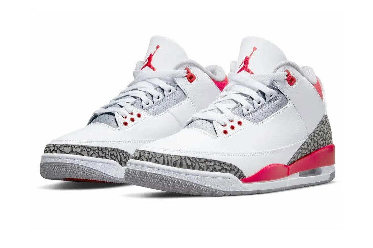 women Air Jordan 3 Retro White Pink - Hình 5