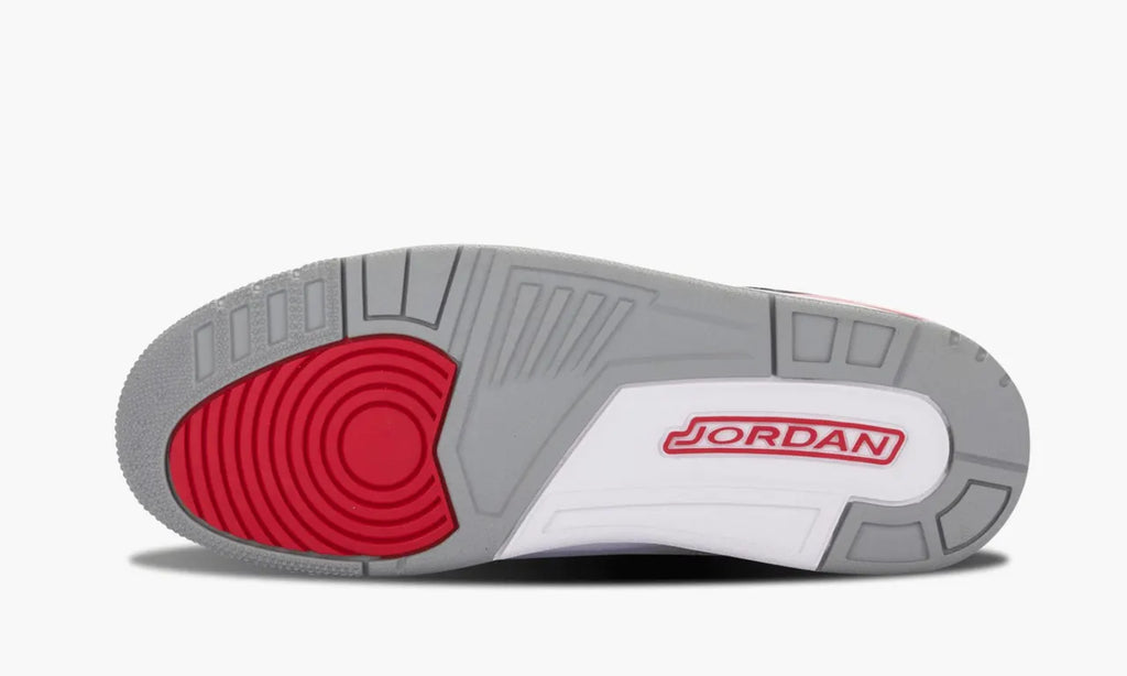 classic Air Jordan 3 Retro White Fire Red - Hình 4