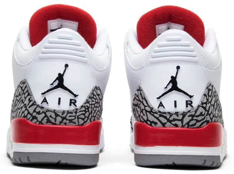 retro fire Air Jordan 3 White Cement - Hình 4