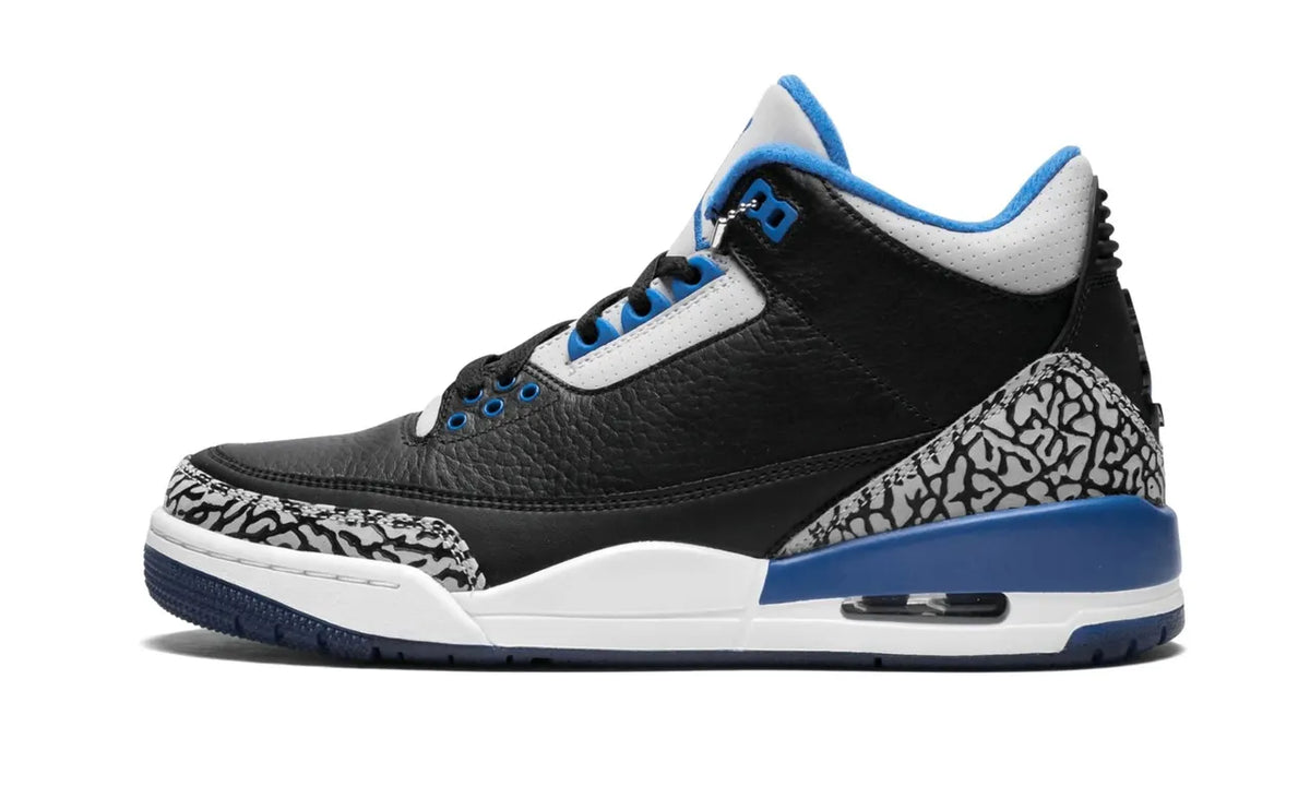 Air Jordan 3 Black Cement Blue