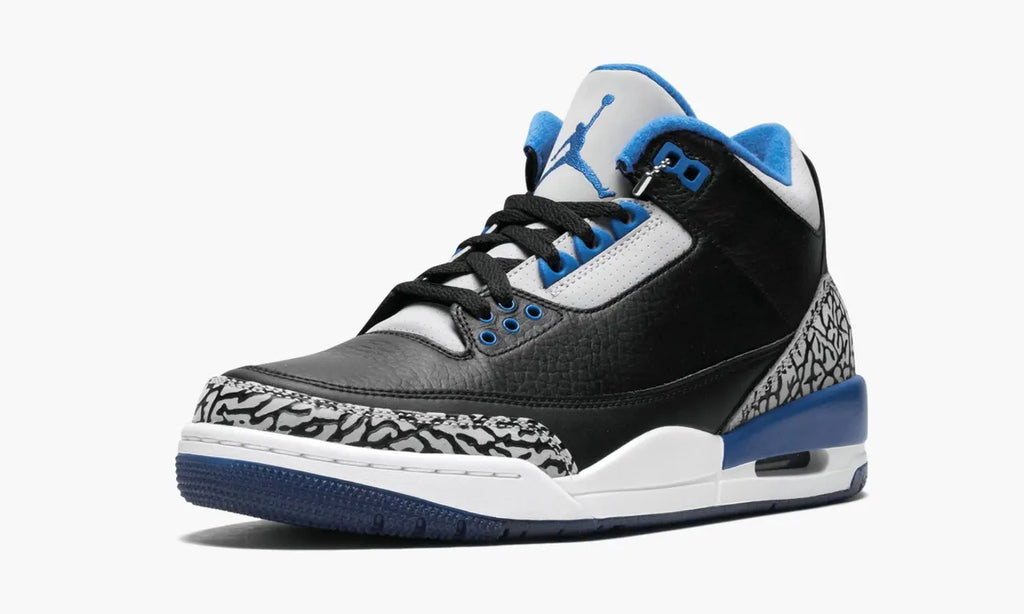 Air Jordan 3 Black Cement Blue - Hình 5
