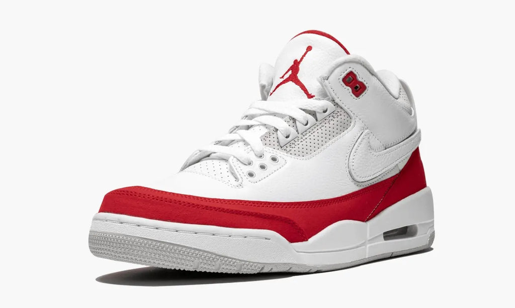 throwback Nike Air Jordan 3 White Red - Hình 5