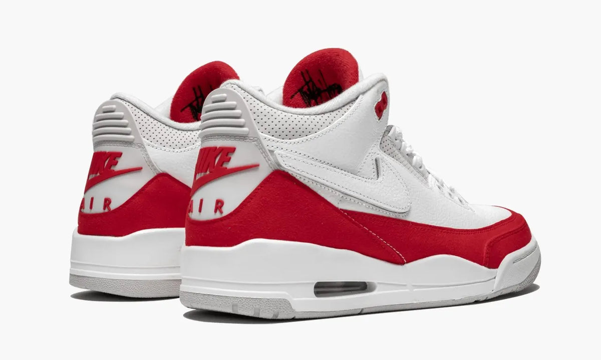 throwback Nike Air Jordan 3 White Red - Hình 4