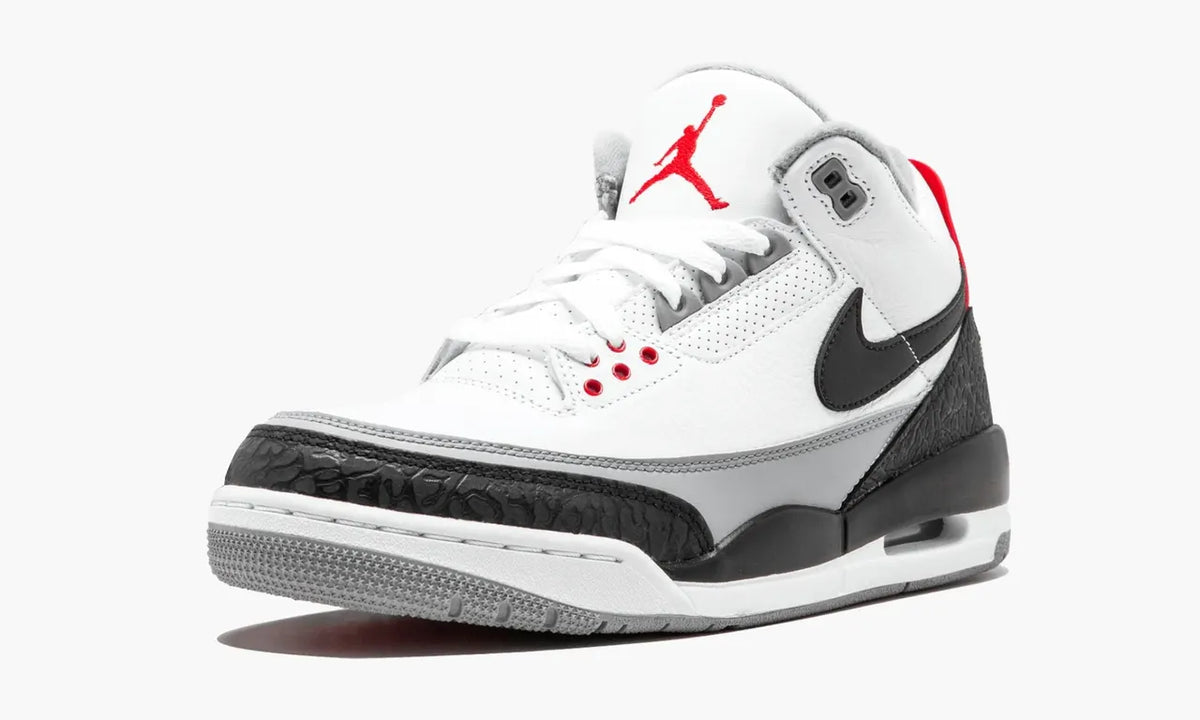 retro style Air Jordan 3 White Cement - Hình 4