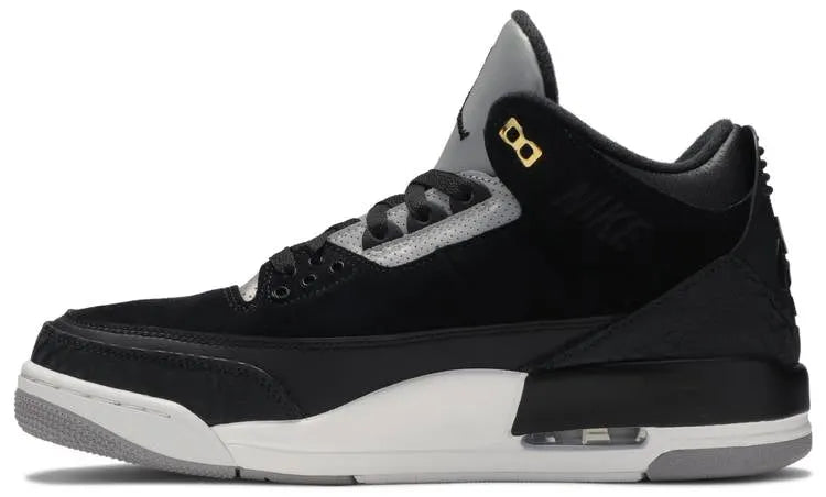 Air Jordan 3 Black Cement Gold - Hình 2